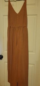 FREE PEOPLE wide leg beach one piece with pockets